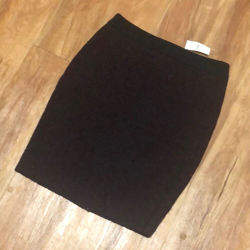 LOFT Maroon or Wine Lace Overlay Pencil Skirt Size 8